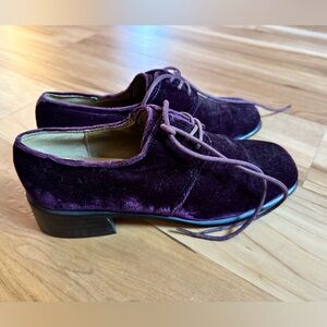 Vintage Ann Marino Velvet Shoes